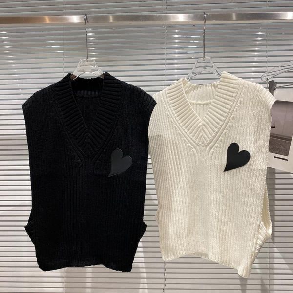women's vests 2021 autumn fashionable college style patch bottoming v-neck sweater vest waistcoat women, Black;white
women's vests 2021 autumn fashionable college style patch bottoming v-neck sweater vest waistcoat women, Black;white