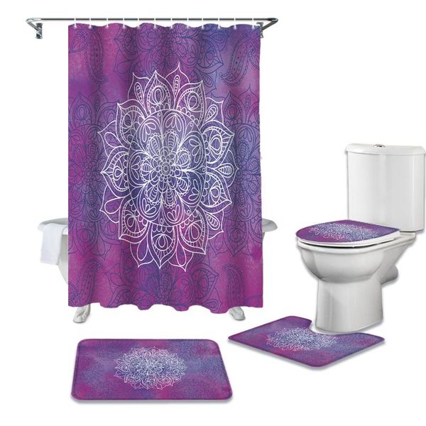 red watercolor mandala bathroom set durable fabric waterproof shower curtain rug carpet toilet lid cover bath mat curtains
red watercolor mandala bathroom set durable fabric waterproof shower curtain rug carpet toilet lid cover bath mat curtains