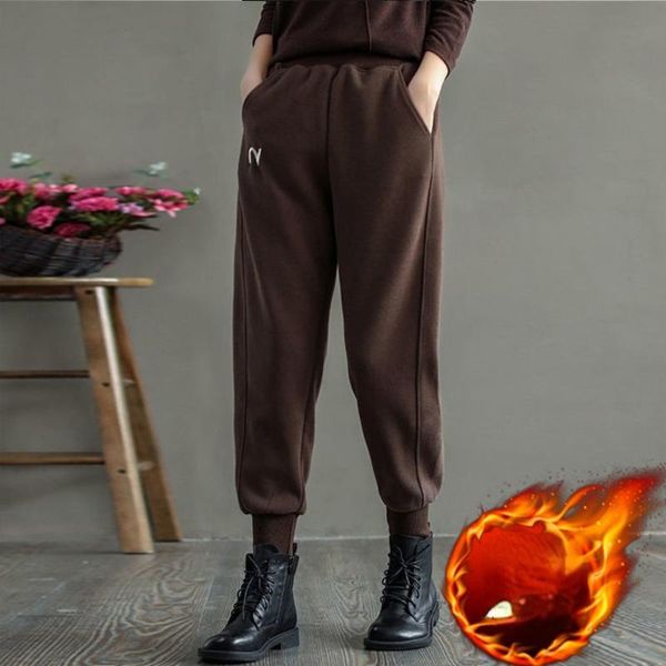 women's pants & capris autumn winter women sweatpants workout fleece trousers female high waist solid thick warm sport ladies streetwea, Black;white
women's pants & capris autumn winter women sweatpants workout fleece trousers female high waist solid thick warm sport ladies streetwea, Black;white