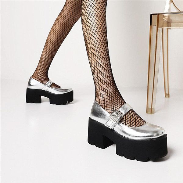 round toe ankle strap buckle platform 7.5cm high heels women mary jane shoes fashion large size block heel ladies pumps dress, Black
round toe ankle strap buckle platform 7.5cm high heels women mary jane shoes fashion large size block heel ladies pumps dress, Black