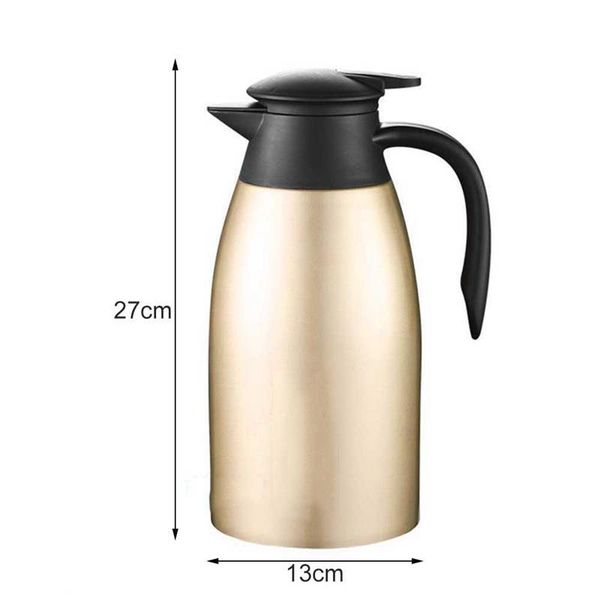 water bottles stainless steel thermal bottle coffee tea carafe 2l double wall insulated vacuum flasks and cold jug pot
water bottles stainless steel thermal bottle coffee tea carafe 2l double wall insulated vacuum flasks and cold jug pot