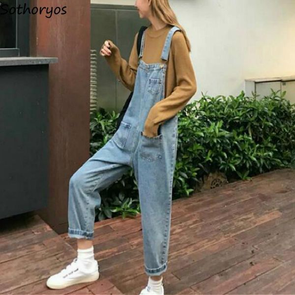 women's jumpsuits & rompers women denim casual plus size 5xl oversize ankle-length straight loose jumpsuit autumn fashion all-match kor, Black;white
women's jumpsuits & rompers women denim casual plus size 5xl oversize ankle-length straight loose jumpsuit autumn fashion all-match kor, Black;white
