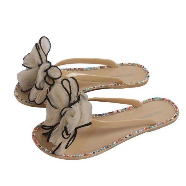 women summer fashion shoes colorful diamond bow wild wear-resistant beach flat female flip-flops casual ladies slippers, Black
women summer fashion shoes colorful diamond bow wild wear-resistant beach flat female flip-flops casual ladies slippers, Black