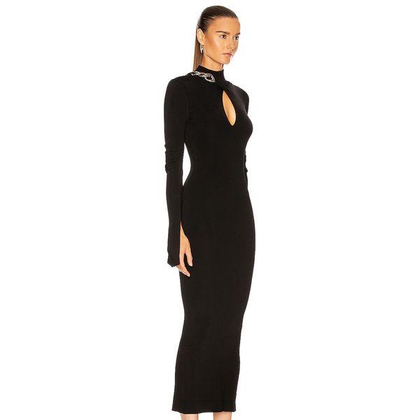 dresses arrival black midi female long sleeve bandage bodycon night party dress qiif, Black;gray
dresses arrival black midi female long sleeve bandage bodycon night party dress qiif, Black;gray
