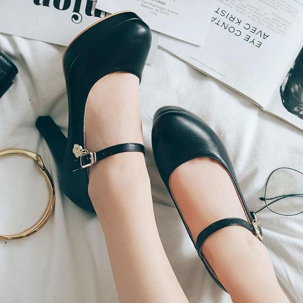 dress shoes karin brand large size 47 women's elegant platform pretty mary janes party office lady heeled pumps, Black
dress shoes karin brand large size 47 women's elegant platform pretty mary janes party office lady heeled pumps, Black
