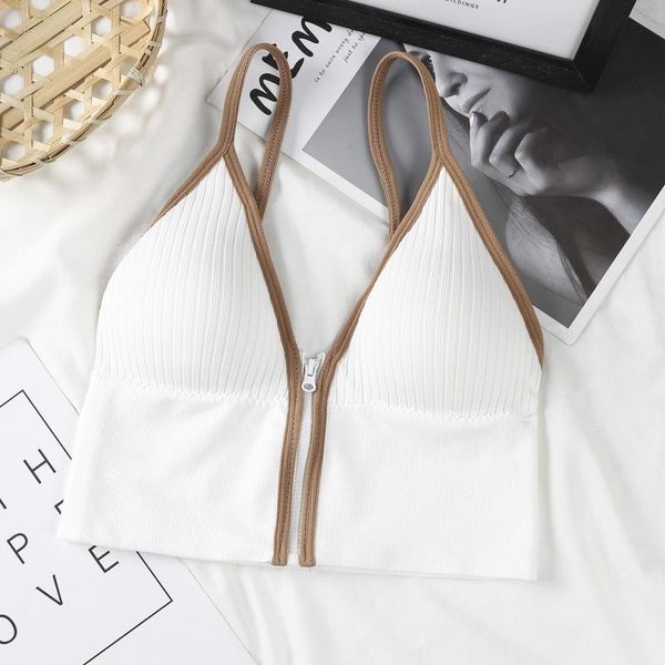 bras zipper bra women underwear tube seamless bralette sport dance girl gym sportwear student lingerie ol underclothes, Red;black
bras zipper bra women underwear tube seamless bralette sport dance girl gym sportwear student lingerie ol underclothes, Red;black