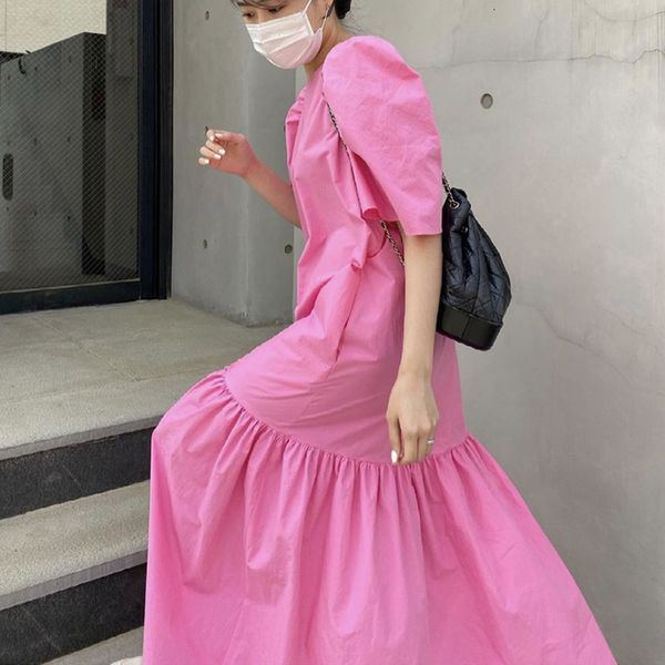casual dresses korean chic summer style rose white round neck dress woman loose bubble sleeve dress women 3ppn, Black;gray
casual dresses korean chic summer style rose white round neck dress woman loose bubble sleeve dress women 3ppn, Black;gray
