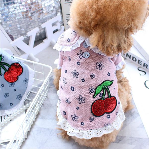 dog apparel red cherry embroidery female clothes for small dogs xs xxl little animal pink girl pet dresses cat coat costumes shih tzu
dog apparel red cherry embroidery female clothes for small dogs xs xxl little animal pink girl pet dresses cat coat costumes shih tzu