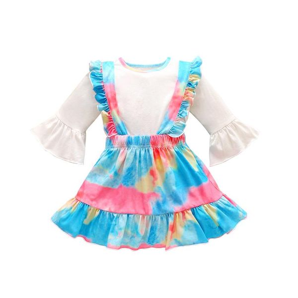clothing sets opperiaya baby girls round collar long sleeve pullover ruffle tie-dye strape skirts casual autumn midi, White
clothing sets opperiaya baby girls round collar long sleeve pullover ruffle tie-dye strape skirts casual autumn midi, White