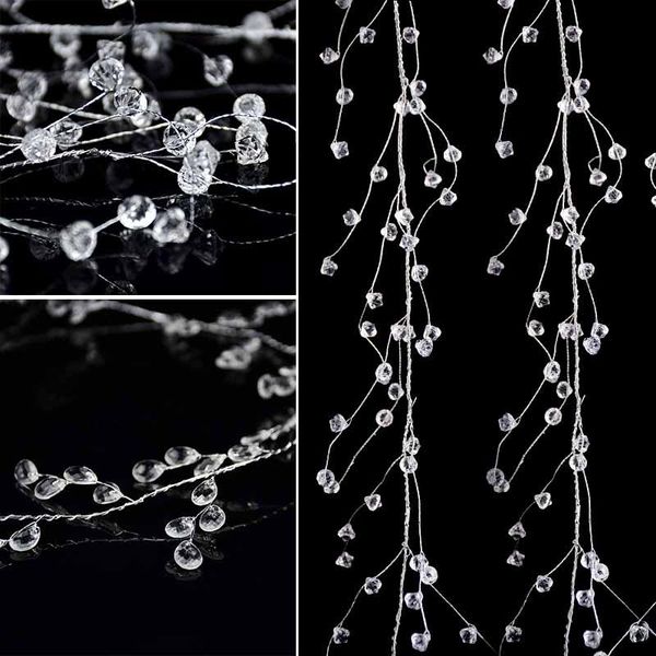 party decoration 100-150cm acrylic crystal beads curtain garland wedding branch string bead decor supplies
party decoration 100-150cm acrylic crystal beads curtain garland wedding branch string bead decor supplies