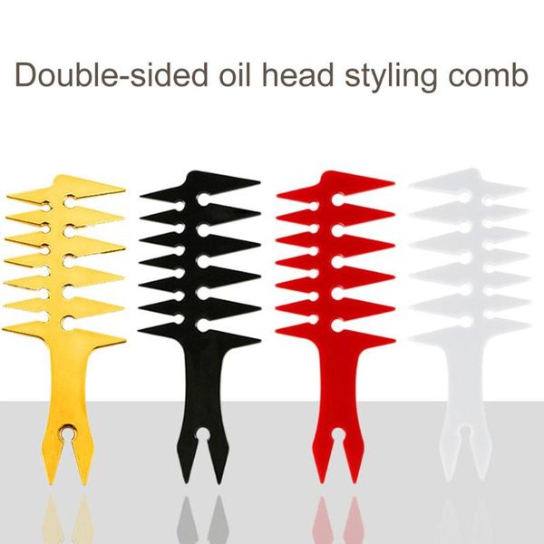 hair brushes styling comb professional with oil head and back large-tooth texture double-sided, Silver
hair brushes styling comb professional with oil head and back large-tooth texture double-sided, Silver