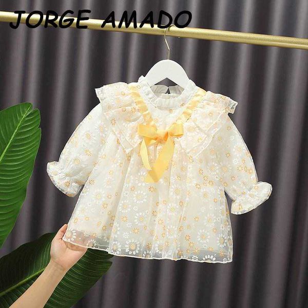 korean baby clothes autumn girls dress daisy flower gauze long sleeve princess for kids fall e20358 210610, Red;yellow
korean baby clothes autumn girls dress daisy flower gauze long sleeve princess for kids fall e20358 210610, Red;yellow