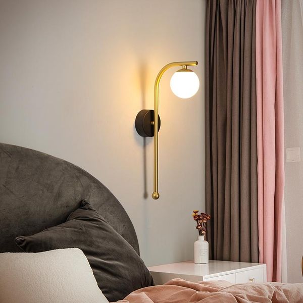 wall lamp nordic modern bedroom indoor golden glass bedside room villa tv backdrop interior led night lights decoration sconces
wall lamp nordic modern bedroom indoor golden glass bedside room villa tv backdrop interior led night lights decoration sconces