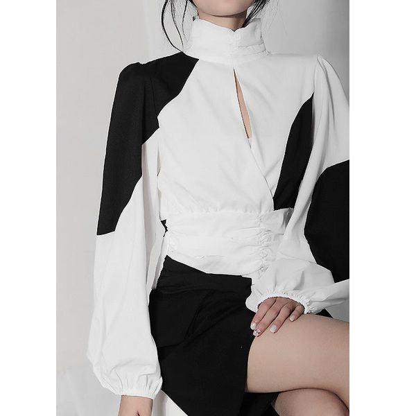 patchwork hollow out casual chiffon blouses shirts women turtleneck long sleeve tunic female fashion elegant office lady blusa women's, White
patchwork hollow out casual chiffon blouses shirts women turtleneck long sleeve tunic female fashion elegant office lady blusa women's, White