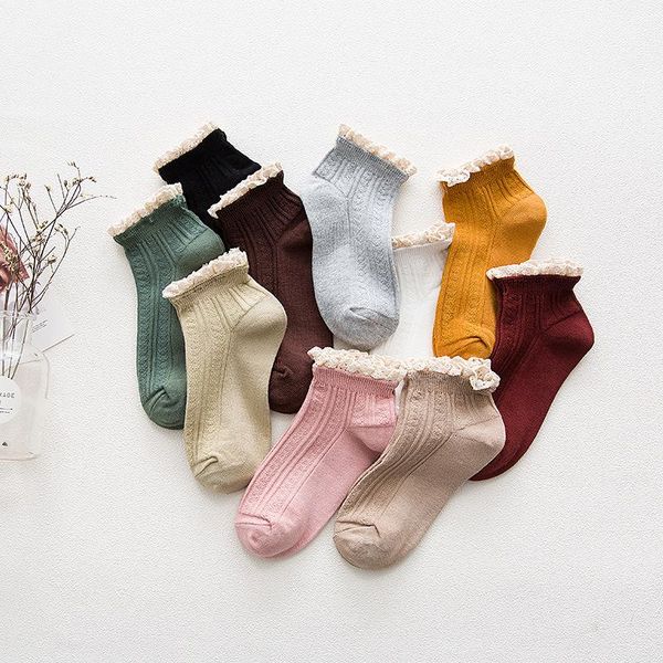 lace ruffles sweet pure color cotton women ladies socks lovely ruffled edge princess spring summer girls, Pink;yellow
lace ruffles sweet pure color cotton women ladies socks lovely ruffled edge princess spring summer girls, Pink;yellow