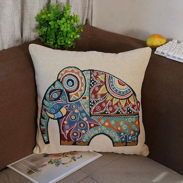 cushion/decorative pillow bohemia style elephant pattern bedroom cushion cover double-sided gold embroidered living room pillowcase home sof
cushion/decorative pillow bohemia style elephant pattern bedroom cushion cover double-sided gold embroidered living room pillowcase home sof