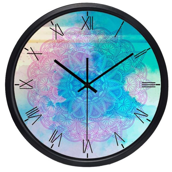 wall clocks fresh lotus seat clock non-ticking coffee home durable color art watch 
wall clocks fresh lotus seat clock non-ticking coffee home durable color art watch