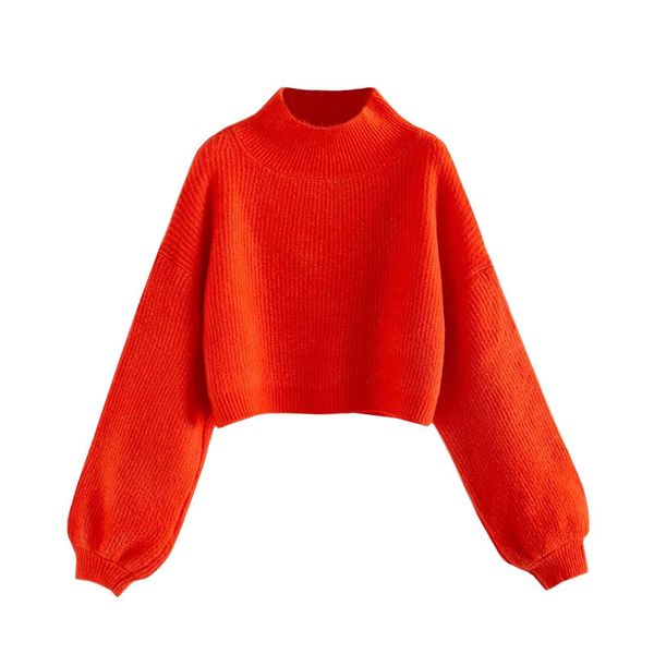solid color lantern sleeve sweater women autumn and winter loose pullover versatile short, White;black
solid color lantern sleeve sweater women autumn and winter loose pullover versatile short, White;black