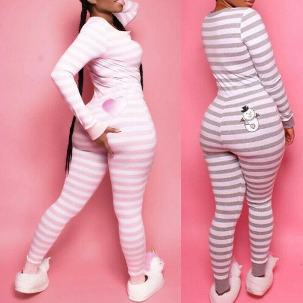 women's jumpsuits & rompers 2021 fashion womens striped one piece pajama romper long sleeve o-neck bodysuit jumpsuit sleepwear, Black;white
women's jumpsuits & rompers 2021 fashion womens striped one piece pajama romper long sleeve o-neck bodysuit jumpsuit sleepwear, Black;white