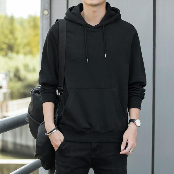 men's hoodies & sweatshirts 6053 autumn cotton hooded classic basic solid color big pockets youth sport daily pullover male oversized, Black
men's hoodies & sweatshirts 6053 autumn cotton hooded classic basic solid color big pockets youth sport daily pullover male oversized, Black