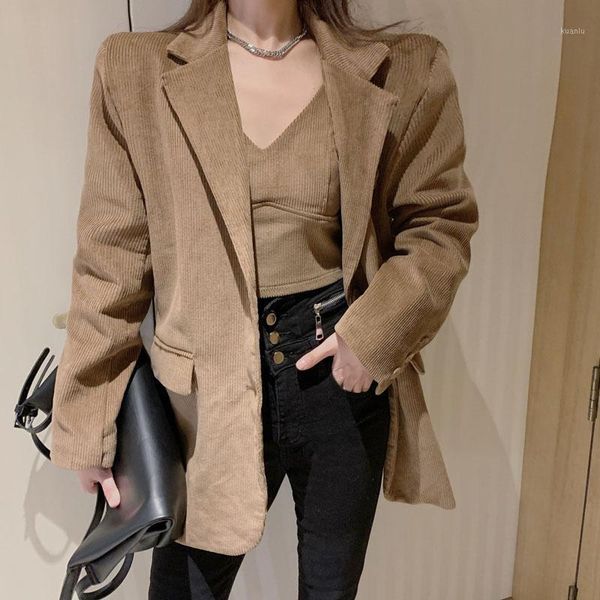 spring women vintage green loose notched corduroy blazer office lady elegant full sleeve jacket autumn outwear c0d110t women's suits &, White;black
spring women vintage green loose notched corduroy blazer office lady elegant full sleeve jacket autumn outwear c0d110t women's suits &, White;black