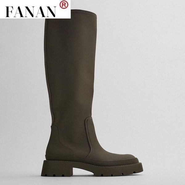 boots fahion women genuine leather calf height 2021 winter platform long knight, Black
boots fahion women genuine leather calf height 2021 winter platform long knight, Black