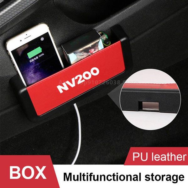 car organizer storage box for nv200 pu leather mobile phone holder sundries stowing tidying pocket auto interior accessories
car organizer storage box for nv200 pu leather mobile phone holder sundries stowing tidying pocket auto interior accessories