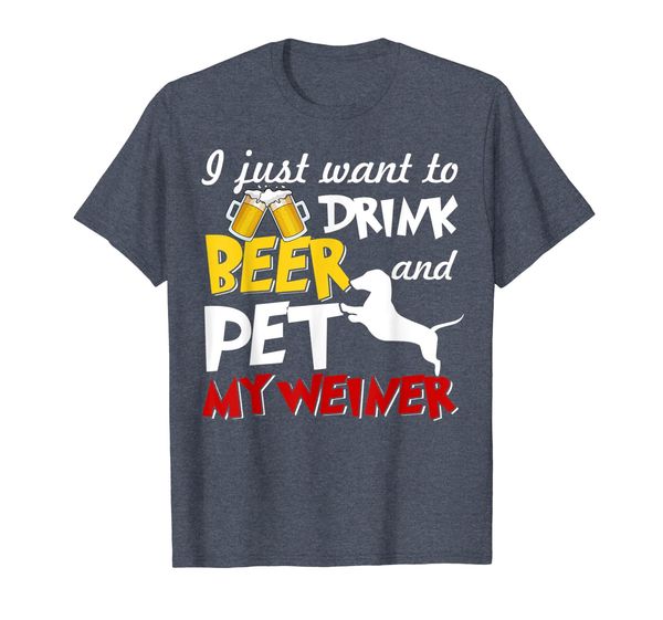 i just want to drink beer and pet my weiner shirt dog lovers t-shirt, White;black
i just want to drink beer and pet my weiner shirt dog lovers t-shirt, White;black