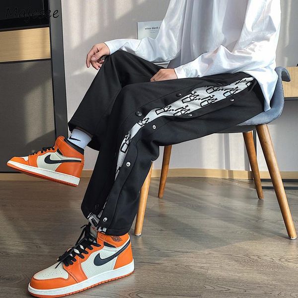 men's pants ankle-length oversized s-3xl wide leg men loose patchwork design hip hop fashion streetwear chic handsome all-match simple, Black
men's pants ankle-length oversized s-3xl wide leg men loose patchwork design hip hop fashion streetwear chic handsome all-match simple, Black