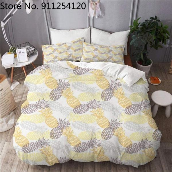 bedding sets pineapples duvet cover 2/3pcs fruilt quilt single double king bed girl bedroom decor
bedding sets pineapples duvet cover 2/3pcs fruilt quilt single double king bed girl bedroom decor