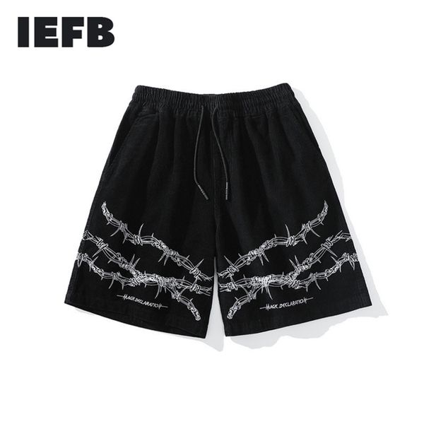 iefb men's wear high street hip-hop embroidery black personality gothic shorts knee length pants for men qulity 9y1308 210629, White;black
iefb men's wear high street hip-hop embroidery black personality gothic shorts knee length pants for men qulity 9y1308 210629, White;black