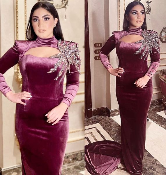 2022 plus size arabic aso ebi purple velvet prom dresses beaded crystals evening formal party second reception birthday engagement gowns dre, Black
2022 plus size arabic aso ebi purple velvet prom dresses beaded crystals evening formal party second reception birthday engagement gowns dre, Black