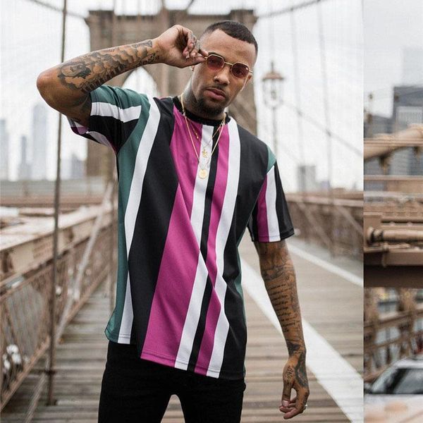 running jerseys 2021 men's sports short-sleeved spring and summer round neck striped casual tide brand t-shirt fitness top, Black;blue
running jerseys 2021 men's sports short-sleeved spring and summer round neck striped casual tide brand t-shirt fitness top, Black;blue