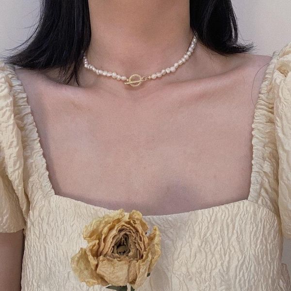chokers fashion bracelet double-layer baroque freshwater pearl retro ins port style ladies necklace dual-use gift, Golden;silver
chokers fashion bracelet double-layer baroque freshwater pearl retro ins port style ladies necklace dual-use gift, Golden;silver