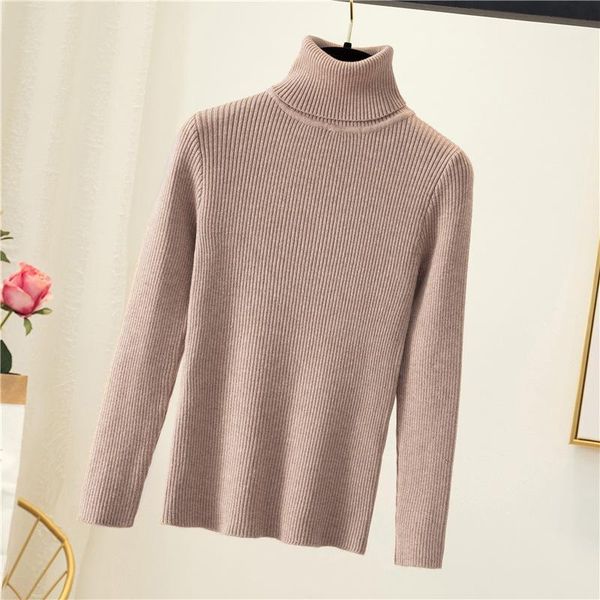 women's sweaters 2021 autumn / winter sweater high neck tight thickening elastic solid color slim knitting pullover, White;black
women's sweaters 2021 autumn / winter sweater high neck tight thickening elastic solid color slim knitting pullover, White;black