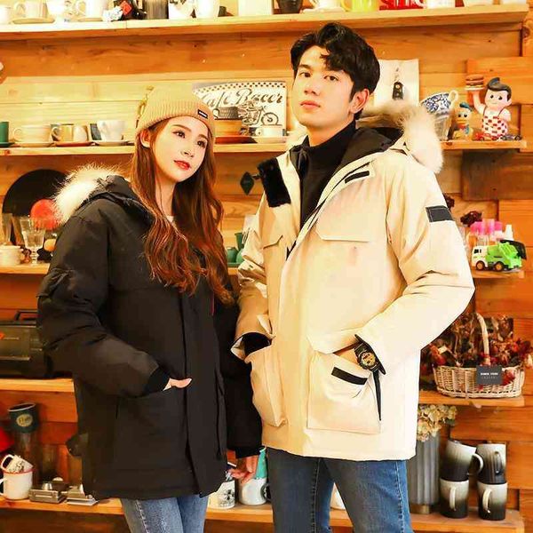 winter goose down jacket men's and women's 08 expedition version medium long parker with chip tooling, Black
winter goose down jacket men's and women's 08 expedition version medium long parker with chip tooling, Black