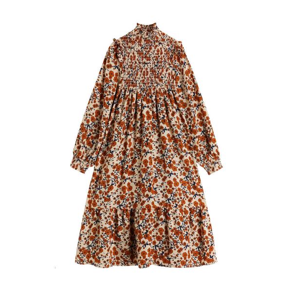 dress korean fashion style spring floral vintage sleeve oversize long female dress bing 2021, Black;gray
dress korean fashion style spring floral vintage sleeve oversize long female dress bing 2021, Black;gray