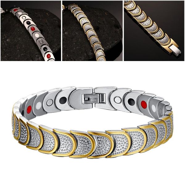 trendy anti-allergies magnetic therapy bracelet bangles for gifts healthcare link, chain, Black
trendy anti-allergies magnetic therapy bracelet bangles for gifts healthcare link, chain, Black