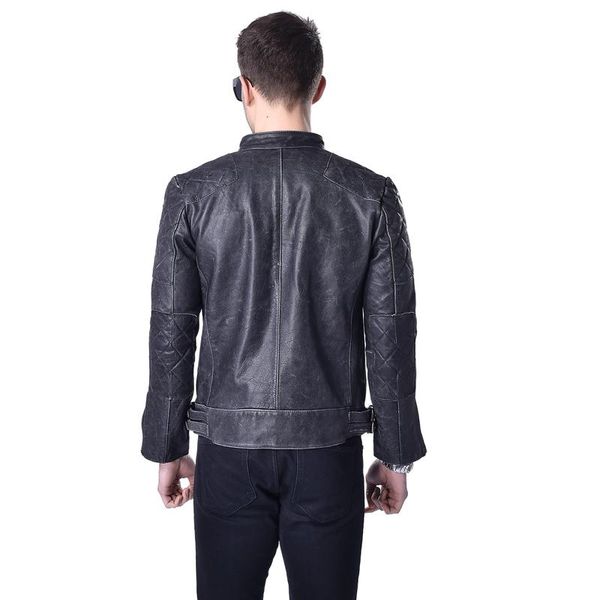 men's leather brand vintage genuine jacket men cowhide black thick punk motorcycle biker coat winter m011 & faux
men's leather brand vintage genuine jacket men cowhide black thick punk motorcycle biker coat winter m011 & faux