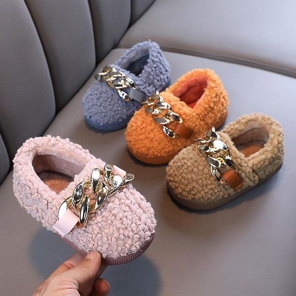 slipper metal chain toddler slippers warm plush for girl home indoor children shoe kids winter anti slip soft sole, Black;grey
slipper metal chain toddler slippers warm plush for girl home indoor children shoe kids winter anti slip soft sole, Black;grey
