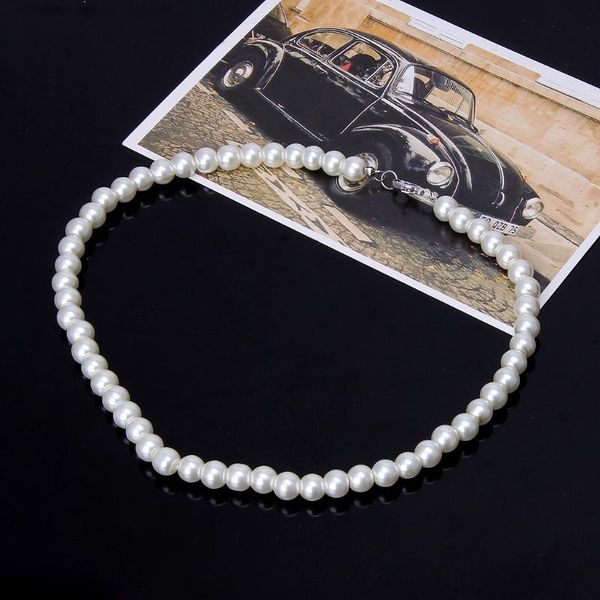 chains lxae elegant ivory white glass imitation freshwater pearl necklaces for women jewerly, Silver
chains lxae elegant ivory white glass imitation freshwater pearl necklaces for women jewerly, Silver