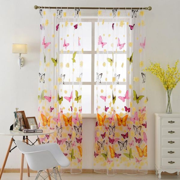 butterfly pinted tulle curtains for living room floral window sheer curtain bedroom backdrop & drapes
butterfly pinted tulle curtains for living room floral window sheer curtain bedroom backdrop & drapes
