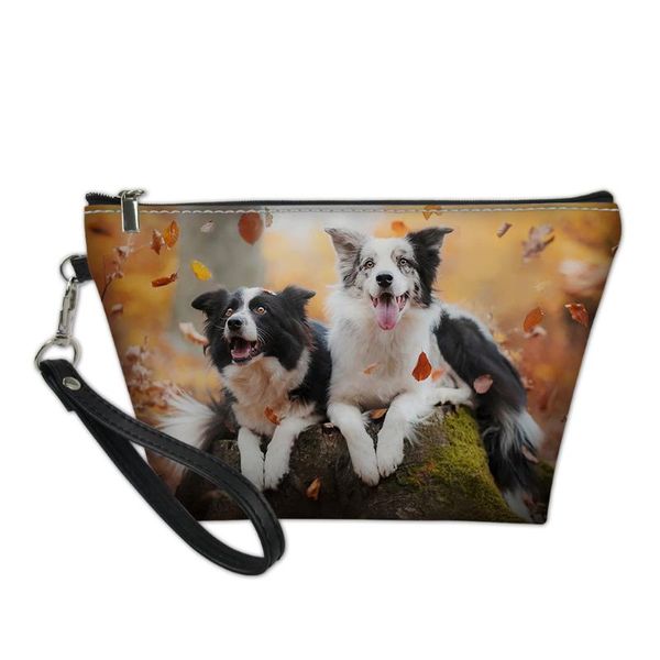 leather cosmetic case for women ladies makeup bags with cute border collie casual make up pouch dogs pattern custom & cases
leather cosmetic case for women ladies makeup bags with cute border collie casual make up pouch dogs pattern custom & cases