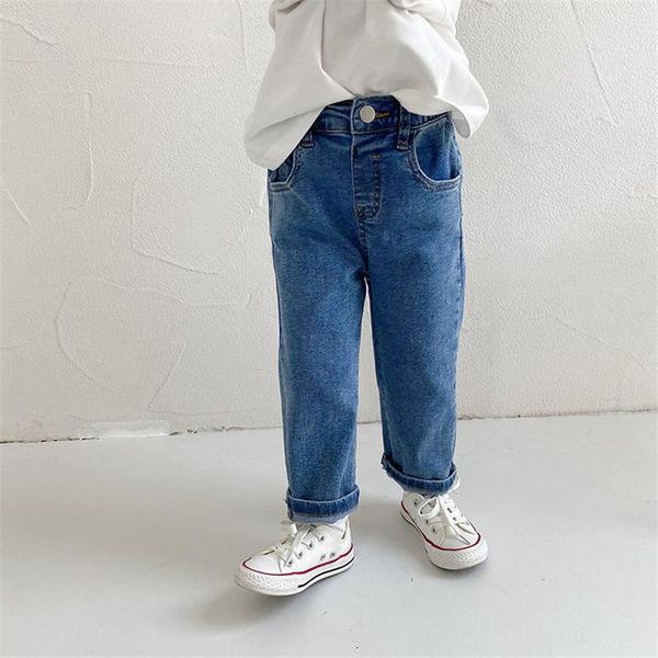spring autumn children retro casual all-match jeans korean boys solid color trousers girls straight denim pants, Blue
spring autumn children retro casual all-match jeans korean boys solid color trousers girls straight denim pants, Blue