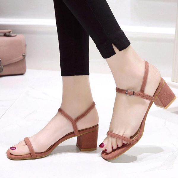 shoes fashion women's open-toe eillyseven wild belt buckle square heeled casual sandals# sandals, Black
shoes fashion women's open-toe eillyseven wild belt buckle square heeled casual sandals# sandals, Black