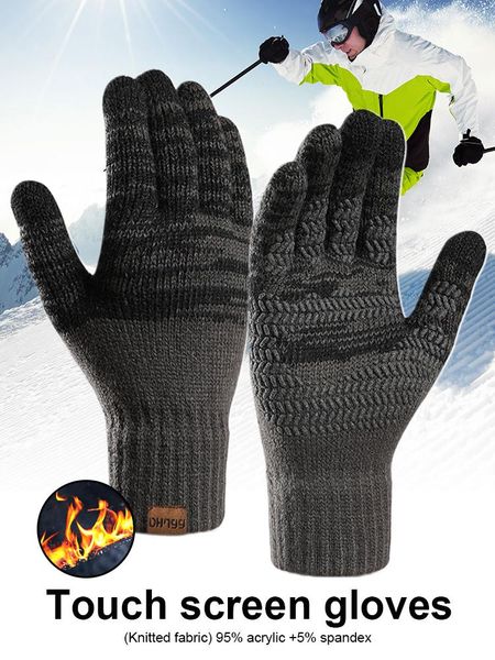 cycling gloves winter warm men and women touch screen insulation thick fleece glove windproof full finger outdoor riding, Black
cycling gloves winter warm men and women touch screen insulation thick fleece glove windproof full finger outdoor riding, Black