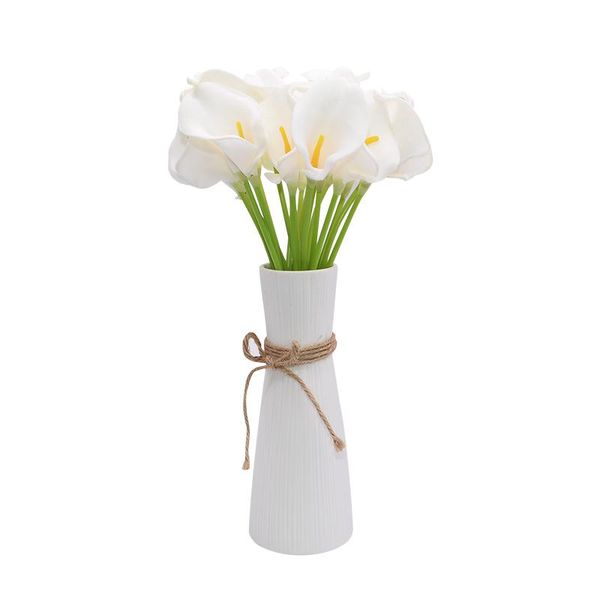 10pcs artificial flower real touch calla lily flowers bouquet for wedding home decoration decorative & wreaths
10pcs artificial flower real touch calla lily flowers bouquet for wedding home decoration decorative & wreaths