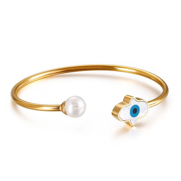 bangle devil's eye bracelet pearl luck bracelets fashion banquet party accessories korean version women's jewelry gift, Black
bangle devil's eye bracelet pearl luck bracelets fashion banquet party accessories korean version women's jewelry gift, Black