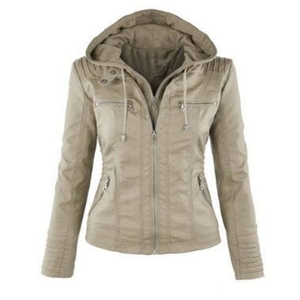 fashion winter faux leather jacket women's basic s hooded black slim motorcycle women coats female xs-7xl 211215
fashion winter faux leather jacket women's basic s hooded black slim motorcycle women coats female xs-7xl 211215