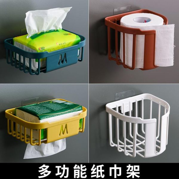 tissue boxes & napkins household toilet roll box paper pumping towel rack punching wall-mounted
tissue boxes & napkins household toilet roll box paper pumping towel rack punching wall-mounted